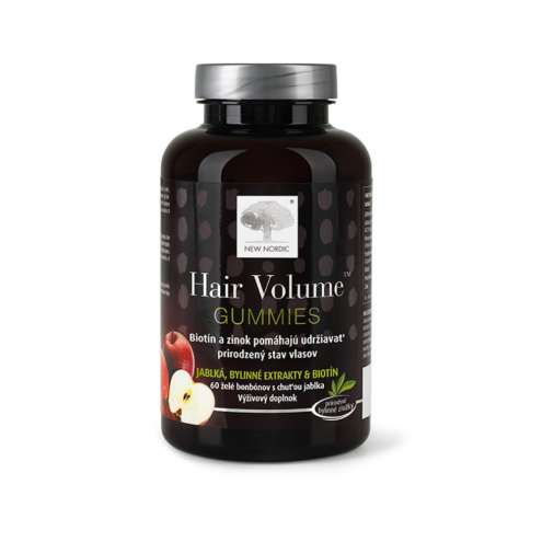 NEW NORDIC Hair Volume Gummi vegany želé 60 ks